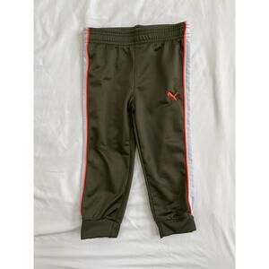 Puma boys 3T olive green jogger pants